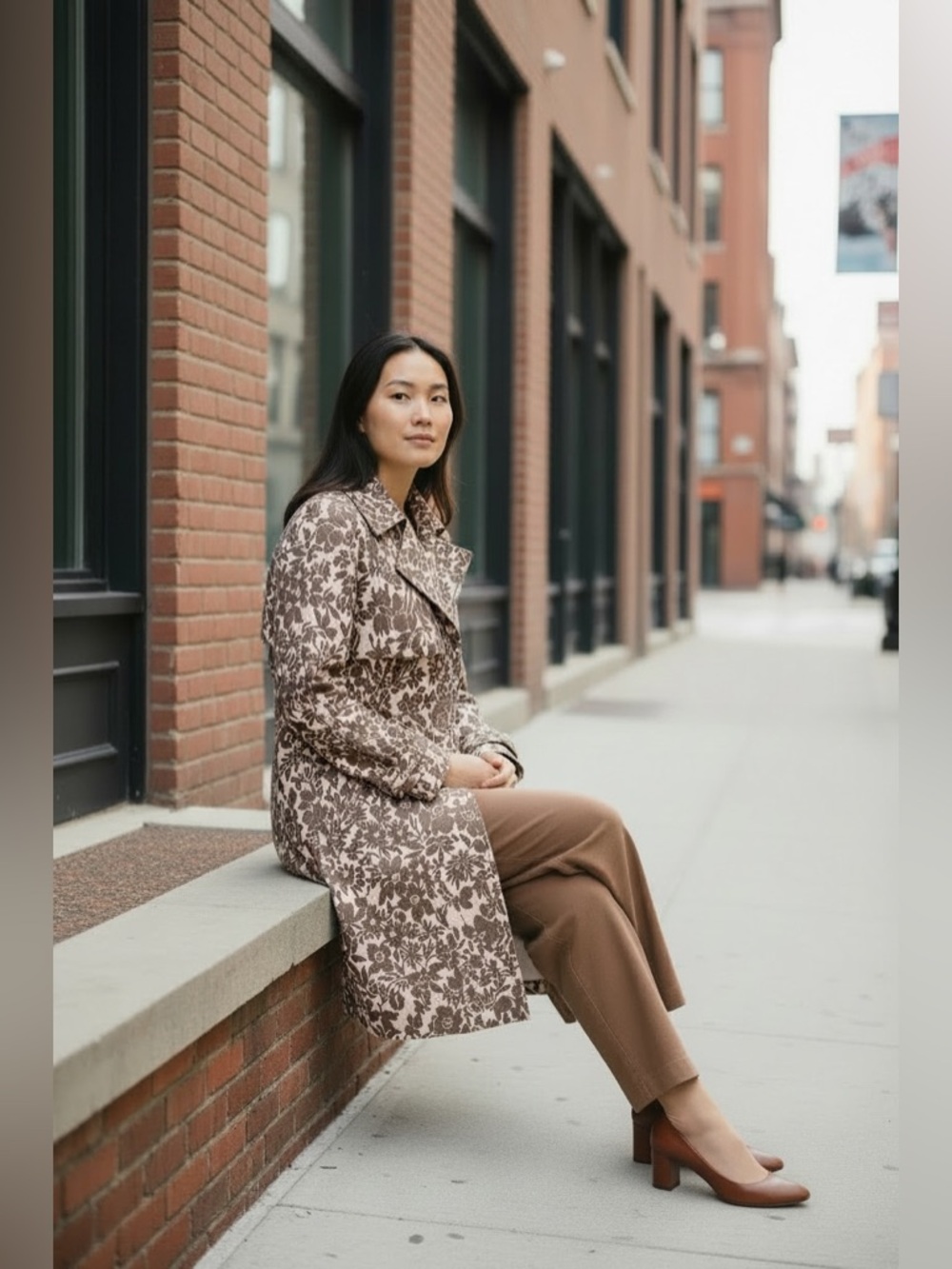 Vintage Y2K Ninewest trenchcoat - Picture 3 of 10